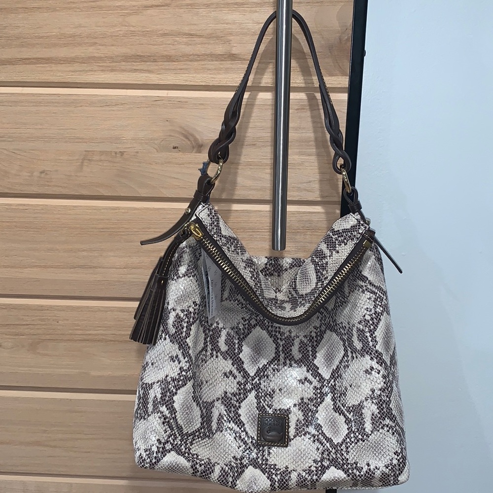 NWT Dooney Bourke Sloan bag in snake print